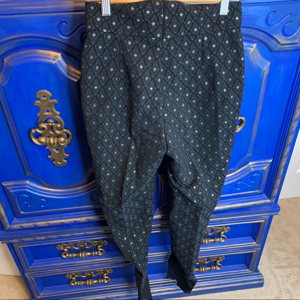 Bogner Ladies Pants Size 8 Sparkle Print Stirrup - Picture 3 of 4